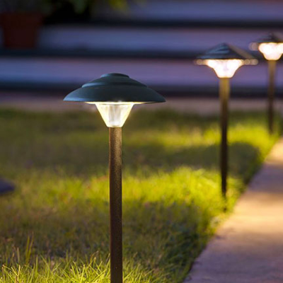 Enhance the entire look of your outdoor space and backyard area with landscape lights along your deck, garden, walkways and more