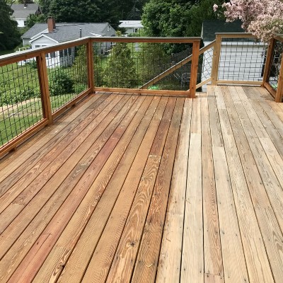 Cleaning and taking care of a wood deck railing can be simple and painless with yearly check-ins and cleanings