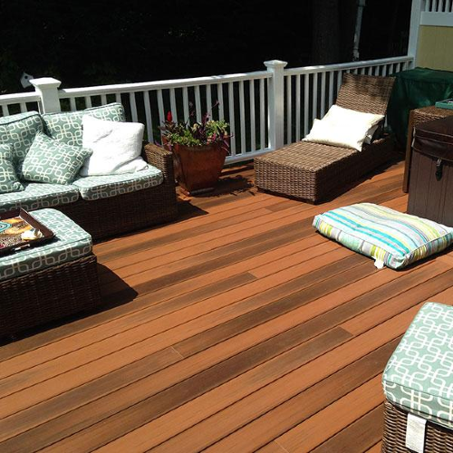 Learn how much it costs to remove and replace deck boards with new beautiful decking like this gorgeous DuraLife composite deck brand