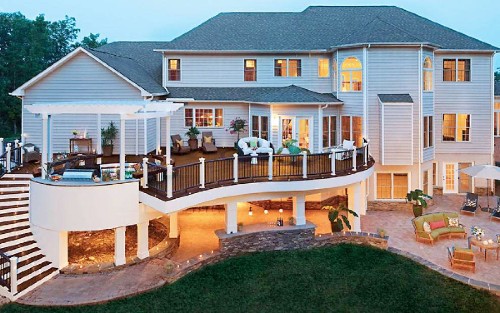 Plan outdoor lighting zones along your deck, porch, patio, and garden to bring your outdoor living space to life at night
