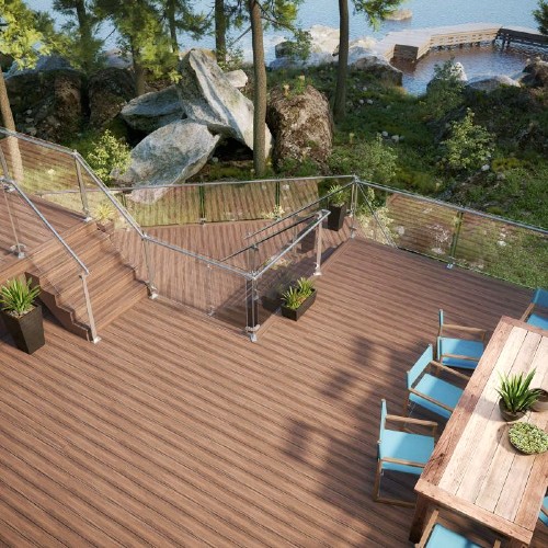 Decks are raised structures that can either be connected to the home or free-standing