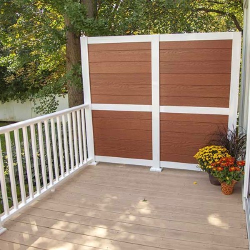 Keep prying eyes of neighbors away while relaxing and entertaining outside with DIY privacy panel walls