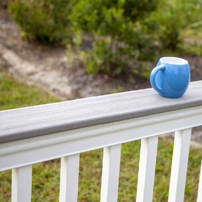 Build the perfect outdoor relaxation space on your deck with the Barrette Drink Rail Board