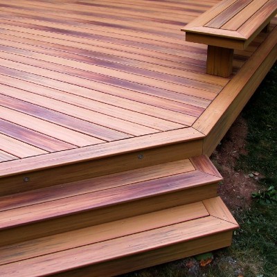 A great way to create a clean finished look for your outdoor space, Barrette Starter Deck Boards along your deck board patterns