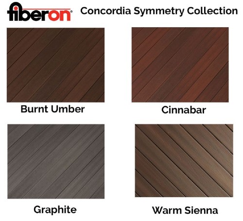 Browse the Fiberon Concordia Symmetry decking colors