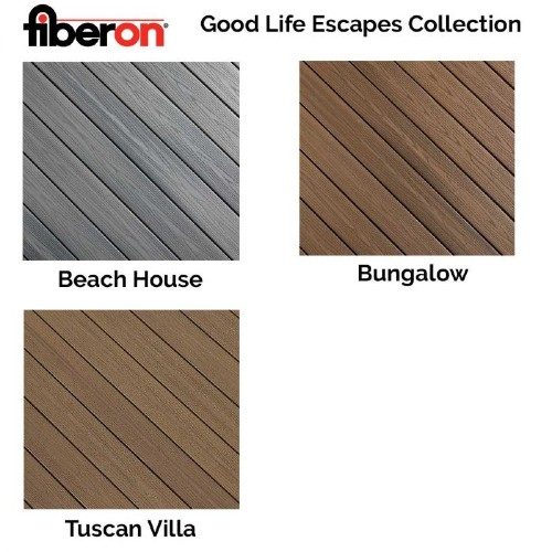 Check out the array of Fiberon Good Life Escapes colors