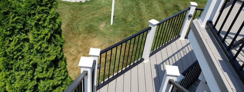 Find out more about how to fix and reinforce a wobbly or loose deck railing line, both metal railing or wood railing