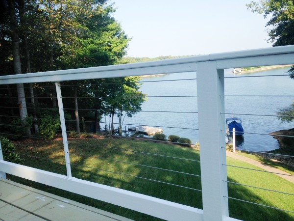 Cable deck railing systems such as Feeney CableRail and Skyline Cable Railing are huge in popularity