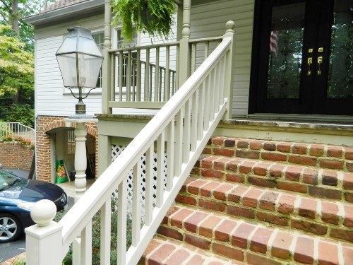 Create the timeless look of a white picket fence along your home's deck, porch and patio with Durable vinyl railing