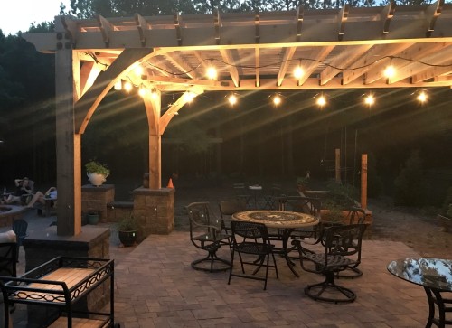 Keep your backyard barbeques safe and clear with diy outdoor lighting around your open-air kitchens and grilling spaces