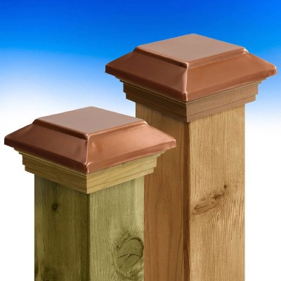 Get the best of both worlds with the plateau post cap profile attached throughout your outdoor living space