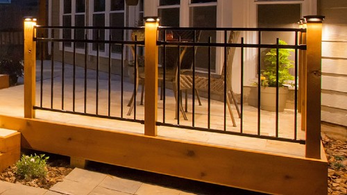 Installing deck post lights and deck rail lights can make your outdoor space beautiful and safe