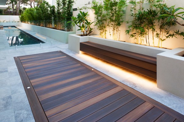Create a complete outdoor oasis with the gorgeous looks of Barrette composite decking
