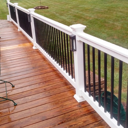 Renovate your home's outdoor space easily and quickly with Durables Vinyl Railing System designs