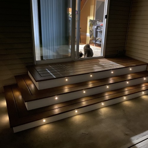 Outdoor stair lighting and exterior staircase lighting can help add security and safety to your family's outdoor living space