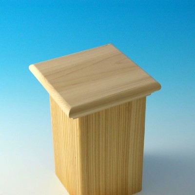 For a post cap design that attacts attention while allowing your deck posts to shine choose the Thin Flat Top Post Cap