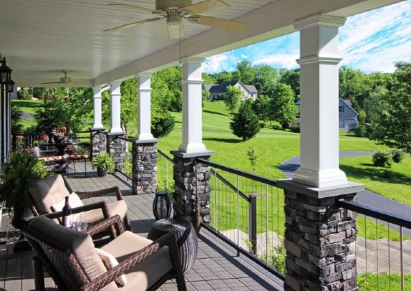 The KeyLink Vertical Cable Railing line can enhance the overall look and feel of your outdoor space easily