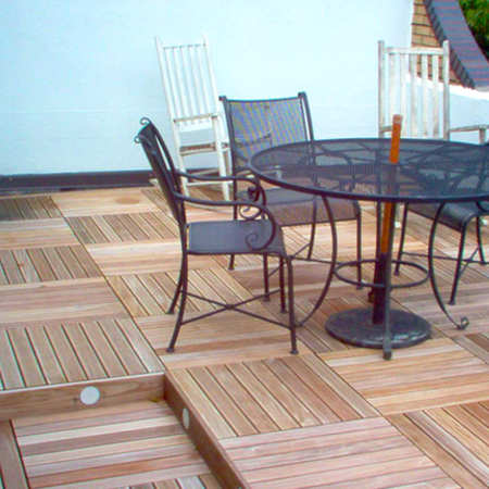 Learn all of the details on what deck tiles are and how to install deck tiles in your outdoor area such as the Ipe Hardwood Deck Tiles by Bison