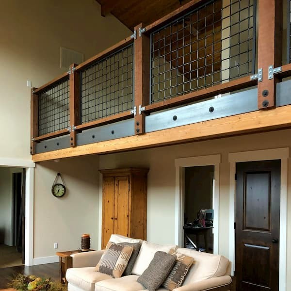Incredibly thick and eye-catching, the Smoky Mountain Wild Hog Railing delivers a modern yet rugged style to your space