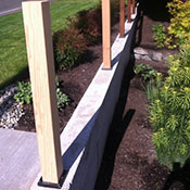 Deck Railing FAQs - railing on concrete