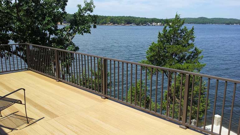 Westbury Tuscany Aluminum Railing is incredibly customizable for a dream deck railing to fit your vision
